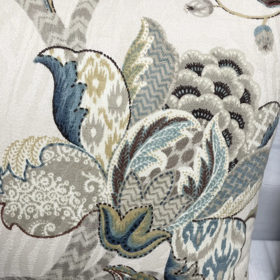 Juego de 2 Almohadas Perfectas Beige Buscadores Guardianes Azul Francés Almohadas Jacobeas Foto 4 de 4