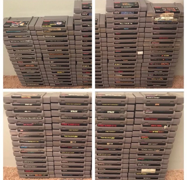 Snes Complete Collection Complete Super Nintendo SNES Game Collection All 721 North American ...