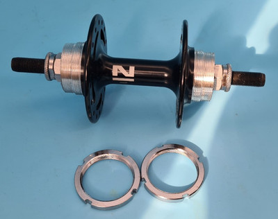 NOVATEC A566SBT Hinterrad Nabe Bahnrad Singlespeed 32 Loch FIX/FIX schwarz NEU