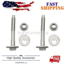 2* Lower Rear Suspension Toe Alignment Eccentric Bolt Nut Kit For VW AUDI SEAT