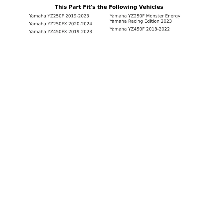 Acerbis Full Plastic Kit With Tank Cover Original 21 For Yamaha YZ250F Monster Foto 2 de 3