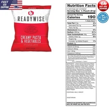 Emergency Food Supply 16 Servings Ready to Eat Freeze-Dried Meals Shelf Stable