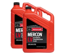 Motorcraft XT105Q3LV Mercon LV Automatic Transmission Fluid, 5 Quart (Pack of 2)