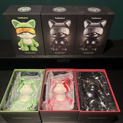 The Weeknd x Superplastic Super Fantastic Red Panda Janky Set- ALL 3!