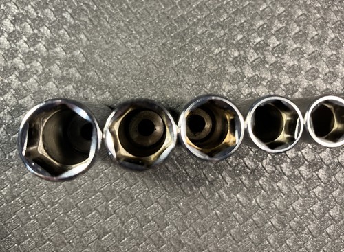 NEW Snap-On Tools 1/4" Flank Drive 13pc SAE Standard DEEP 6pt Socket 1/8-5/8 SET - Picture 3 of 24