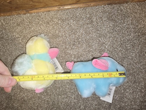 VINTAGE 1988 Kinder GUND Rattle Chirp Twitter Zoo Duck And Pig - Picture 9 of 10