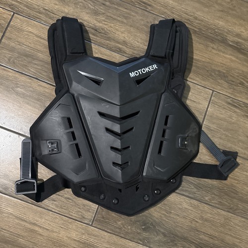 MOTOKER Adult Youth Motocross Chest Protector Riding Armor Vest Dirt BLACK - Picture 8 of 8