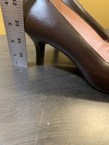 Talbots Brown Heaton Leather Tassel Loafer Pumps Womens Size 9B - Photo 13/13