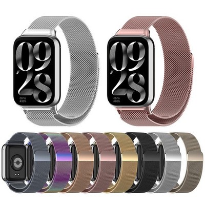 Für Xiaomi Band 9 Pro/8 Pro/Redmi Watch4/Watch5 Edelstahl Uhrenarmband Armbänder