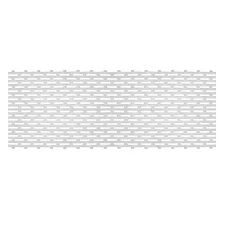 15.7" x 7.9" Perforated Metal Sheets, 19Ga 0.2" x 0.79" Oval Hole Mesh