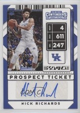 2020 Contenders Draft Picks Sticker Prospect Ticket Nick Richards #90 Auto 17w0