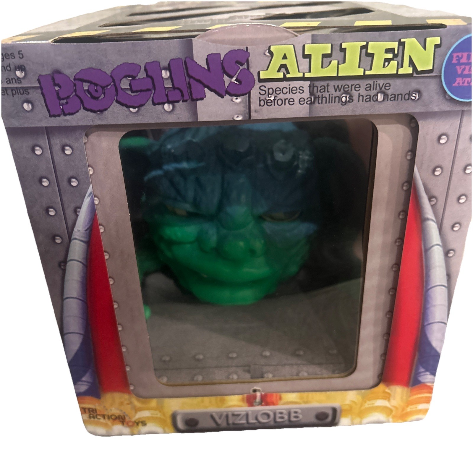 ALIEN BOGLINS VIZLOBB 8" MONSTER PUPPET 2021 TRIACTION TOYS RETRO Complete Boxed