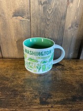 Starbucks Been There Series Washington Mug Green Interior
