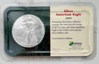 2002 SILVER AMERICAN EAGLE DOLLAR~$1~Uncirculated Sealed~LITTLETON COIN COMPANY