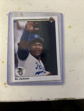 Upper Deck 1990 Bo Jackson #75 American League Top Vote Getter Baseball Card