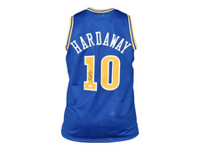 Tim Hardaway Autographed Golden State Pro White Basketball Jersey (JSA)