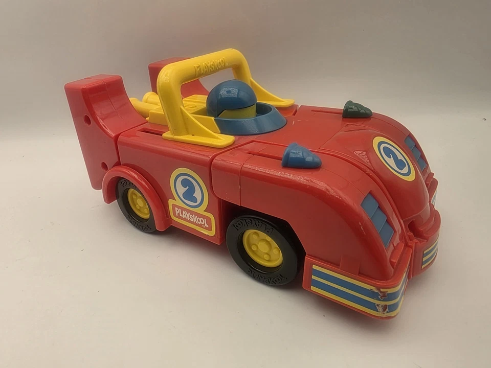 Playskool My First Transformer Vintage 1986 racecar - Image 3 of 4