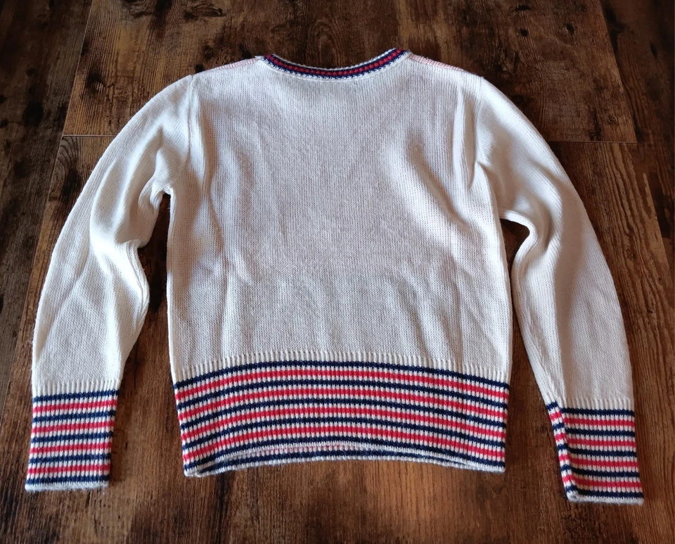 Suéter Tejido Gráfico Vintage Años 70 MICKEY MOUSE DISNEY Talla S Foto 2 de 4