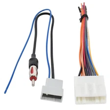 For 09-14 Subaru Forester Aftermarket Radio Install Wire Harness Antenna Adapter