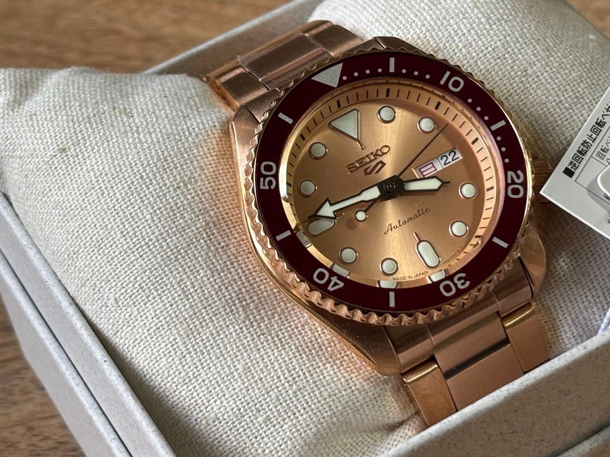 Seiko 5 Sports SBSA216 55th Anniversary Customization Gold Limited Edition New image 3