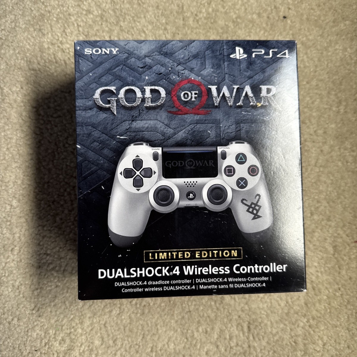 SONY - 【限定版】PS4 コントローラー (GOD OF WAR) Sony Dualshock 4 V2 God of War Edition PS4 Controller for