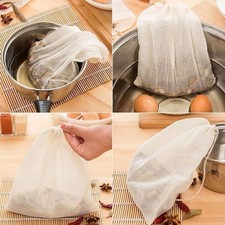1 Soup Bag with Drawstring Good Breathability Household Safety Filter, uesd