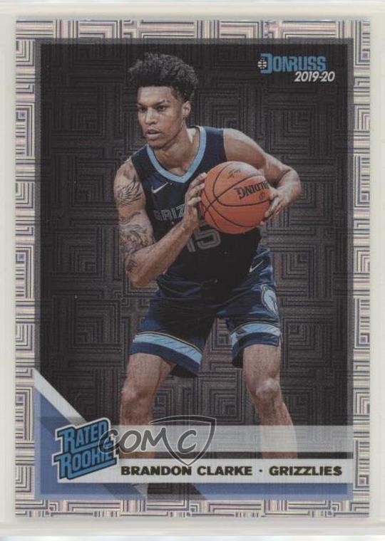 2019-20 Panini Donruss Rated Rookie Infinite Brandon Clarke #220 0g46