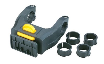 Topeak Unisex   Erwachsene Fixer 8E Fronttaschen + Körbe, Schwarz-Gelb, 0cm