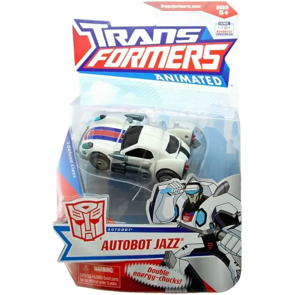 Hasbro Transformers Animated Deluxe Autobot Jazz Action Figure for