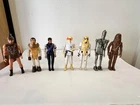 Kenner Star Wars Vintage Action Figures Lot 7 Chewbacca Stormtrooper IG88 Used