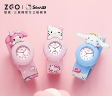 Sanrio Hello Kitty Waterproof Kids Watch with Creative Dial  Silicone Strap