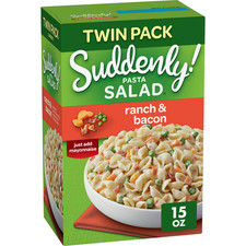 Suddenly Salad Ranch & Bacon Pasta Salad Mix with Vegetable Blend & Seasoning, 1