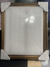 eletecpro 8x10 Picture Frame Vintage Gold Glass Photo Wall Table New Sealed