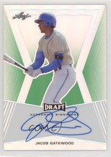 2014 Leaf Metal Draft Green Prismatic 5/10 Jacob Gatewood #BA-JG3 Auto 8s6