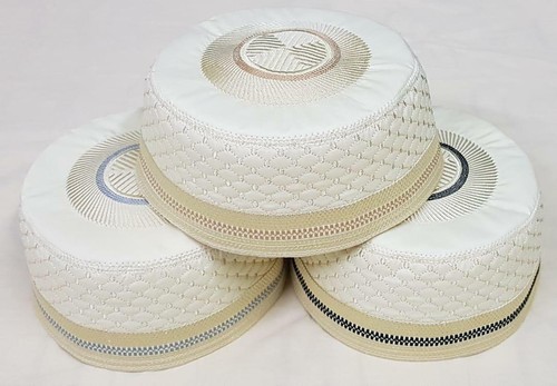 Men Islamic Cap Muslim prayer Skull round Namaz Topi Kufi Hat Free Ship 03 Pack - Picture 44 of 44