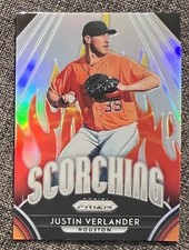 Justin Verlander 2019 Panini Prizm Scorching Silver #S2 - Houston Astros