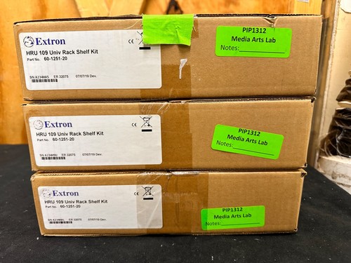 Extron 60-1251-20 HRU 109 Universal Half Rack Shelf Kit - New In Box - Picture 2 of 6