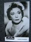 Zarah Leander-Autograph Card-Postcard-Promo Card-Ariola