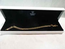 g Vintage Bracelet Warren James WJJ 925 silver with gilding UK England+box A051