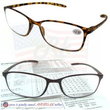 READING GLASSES Lightweight FLEXIBLE Men's Women's Readers Homebased USA Seller