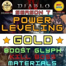 DIABLO 4 SEASON 11 BOOST XP 1-60 PARAGON, GLYPH, PALADIN
