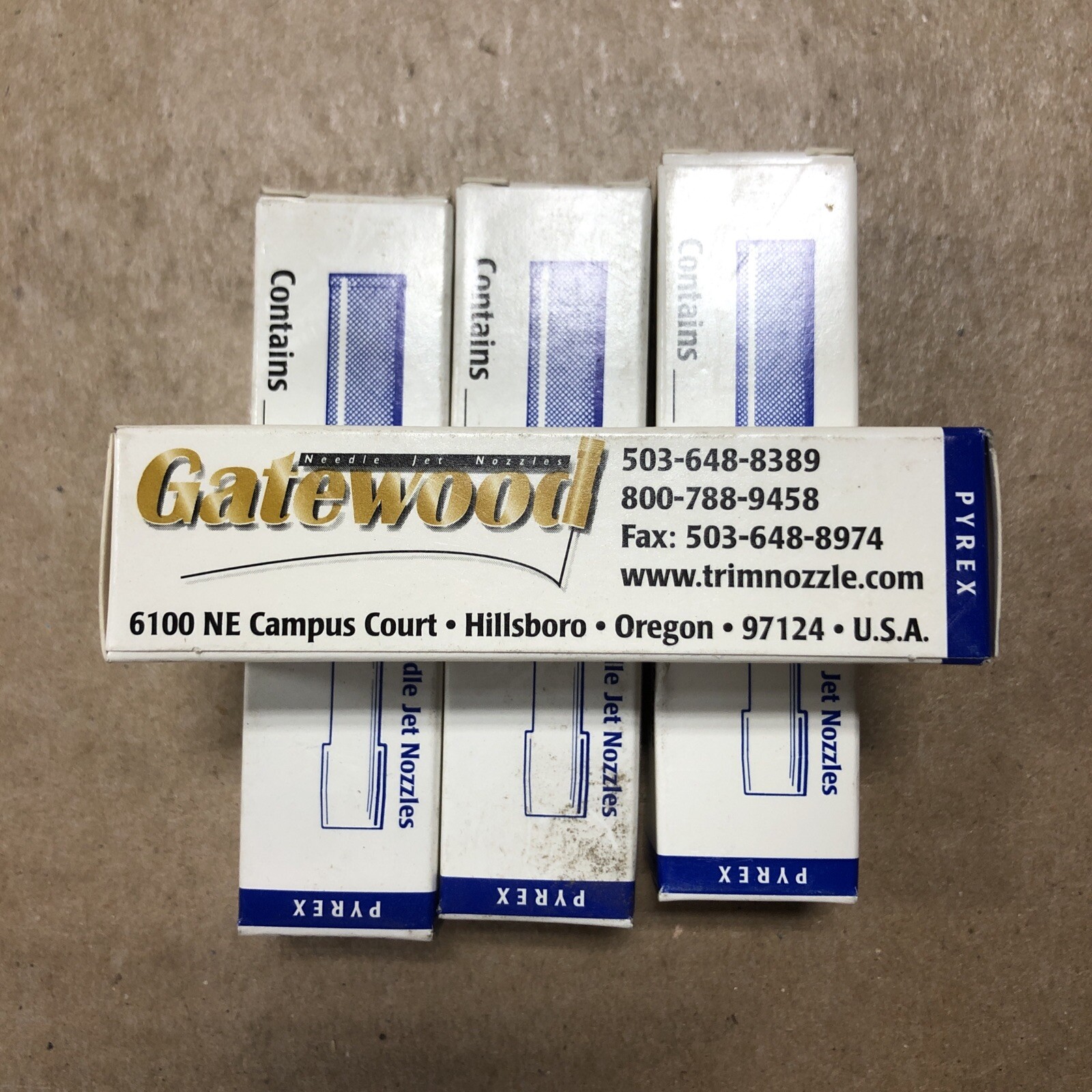 NEW Gatewood Needle Jet Nozzle .015 Stainless Steel Screened (LOT OF 4)