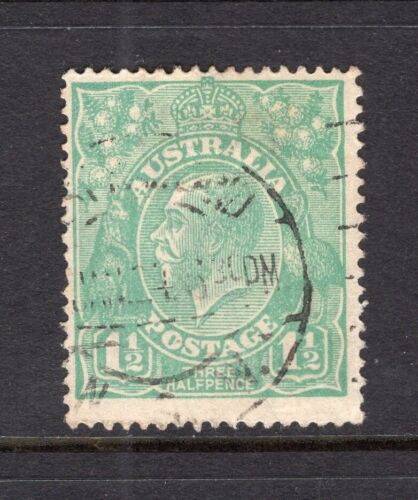 AUSTRALIA PREDECIMAL KGV SINGLE W/MARK VERY FINE USED,,.