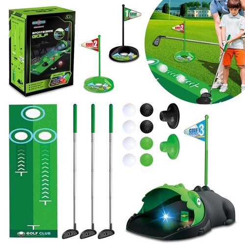 Verbessertes Minigolf Set Spielzeug für Kinder,Indoor Outdoor Golfkoffer Spiele - Bild 16 von 18