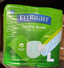 Medline FitRight Extra Adult Optifit Briefs - 20 Count