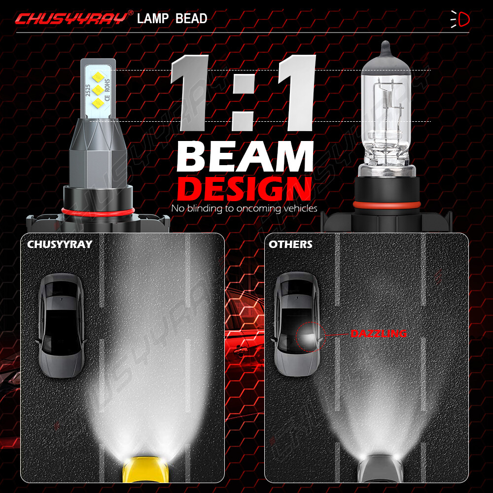 Team-Alpha Smoke Fog Light Pair – 2007-2014 Cadillac Escalade, H10 Halogen W/Bulbs