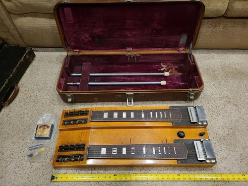 Gibson Console Grande F907-7 Double dual Tabletop lap steel Guitar Stand USO