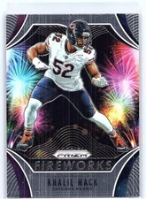 2019 Panini Prizm #FW-KM Khalil Mack Fireworks