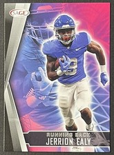 Jerrion Ealy 2022 Sage Football Low Series Rookie Card #27 Black