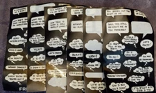 Vintage 6 Pages Of Black/White Stickers 80'/90's General, Kids Stuff & Friendly